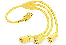 Super-Safeway Standard Molded W Cordset, 2 Pole/3 Wire SOOW Cordset, Cordset Length 0.91m (3.0'), NEMA 5-20, 125V