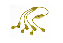 Watertite Extreme Inline GFCI Molded W Cordset, 2 Pole/3 Wire, Cordset Length 0.91m (3.0'), NEMA 5-15, 125V