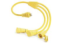 Watertite Extreme Inline GFCI Molded W Cordset, 2 Pole/3 Wire, Cordset Length 0.91m (3.0'), NEMA L5-15, 125V