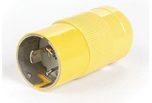 Safeway Plug with Locking Blade, 3 Pole/4 Wire, Non-NEMA, 600V AC/250V DC