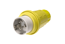 Watertite Extreme Plug with California Style Locking Blade, 3 Pole/4 Wire, Non-NEMA, 50A/250V/3ø, Cord Grip Body Size F5
