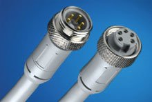 Mini-Change Double-Ended Cordset, 5 Poles, Male (Straight) to Female (Straight), 18 AWG, PVC Cable, 5.0m (16.40') Length, meets NMEA 2000