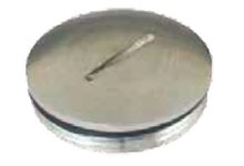 GWconnect Metal Plug with Gasket, Brass, Nickel Plated, Elastomer Gasket, M40x1.5 Thread