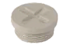 GWconnect Blanking Plug with Gasket, Pg36 Thread, Light Grey RAL 7035