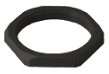 GWconnect Plastic Nut, Polyamide, M25x1.5 Thread, Black RAL 9005