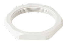 GWconnect Plastic Nut, Polyamide, Pg16 Thread, Light Grey RAL 7035