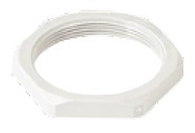 GWconnect Plastic Nut, Polyamide, Pg36 Thread, Light Grey RAL 7035