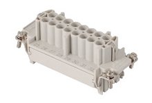 GWconnect Crimp Contact Insert, Female, 8-Pole, 16A, Numbered 1-16, Size  16B «77x27»