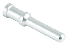 GWconnect Turned Crimp Contact for 40A Modules, Male, Silver (Ag) Plated  Copper Alloy, 10.00mm² (7 AWG), 100 per Bag