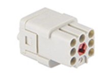 GWconnect Crimp Terminal Insert, Female, 7-Pole, 10A, Size 3A «21x21»
