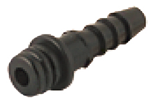 GWconnect Pneumatic Contact, Male, with Nitrile Gasket, for 1.60mm I.D. Tubes, Black