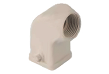 GWconnect STD - Standard, Single Lever Hood, Polyamide, with 2 Pegs, Side Entry, Size 3A «21x21», Pg11 Thread, Grey White