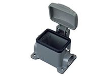 GWconnect STD - Standard, Single Lever Surface Mount Housing, Die-cast Aluminum, with 2 Pegs, with Cover, with Gasket, Size 6B «44x27», Pg16x2 Thread, Grey