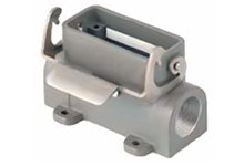 GWconnect STD - Standard, Single Lever Surface Mount Housing, Die-cast Aluminum, with 1 Lever, Size 10A «49x16», Pg21 Thread, Grey