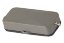 GWconnect STD - Standard, Cover, Die-cast Aluminum, with 2 Pegs, with Gasket, Size 10A «49x16», Grey