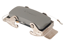 GWconnect STD - Standard, Cover, Die-cast Aluminum, with 2 Levers, with Gasket, Size 10B «57x27», Grey
