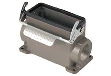 GWconnect STD - Standard, Single Lever Surface Mount Housing, Die-cast Aluminum, with 1 Lever, with Gasket, Size 10B «57x27», Pg29 Thread, High  Construction, Grey