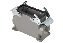 GWconnect STD - Standard, Double Lever Surface Mount Housing, Die-cast Aluminum, with 2 Levers, with Gasket, Size 16B «77x27», M40 Thread, High  Construction, Grey