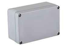 GWconnect Enclosure, Die-cast Aluminum, S-8100 Series, without External Mounting Flanges, 200 x 140 x 91mm Outside Dimensions, not Painted