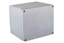GWconnect Enclosure, Die-cast Aluminum, S-8100 Series, without External Mounting Flanges, 200 x 230 x 180mm Outside Dimensions, not Painted