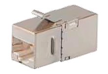 GWconnect RJ45 CAT5e Keystone Snap-in Coupler, Fully Shielded, 8p8C