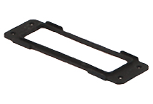 GWconnect Replacement Gasket for 10A «49x16» Bulkhead Housings, with EPDM or Nitrile, or Silicone Gasket, Black