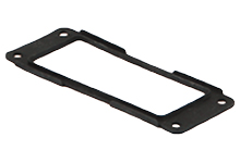 GWconnect Replacement Gasket for 16B «77x27» Bulkhead Housings, with EPDM or Nitrile, or Silicone Gasket, Black