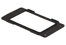 GWconnect Replacement Gasket for 48B «104x62» Bulkhead Housings, with EPDM or Nitrile, or Silicone Gasket, Black