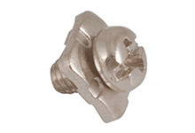 GWconnect Zinc-plated PE Steel Screw, for S-HSB and S-K Inserts, M4 Thread